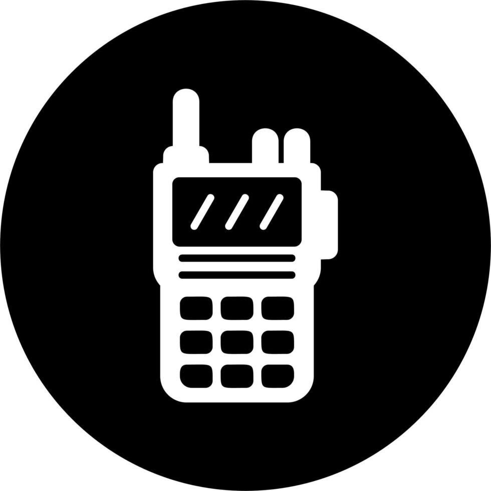 Walkie-Talkie-Vektorsymbol vektor