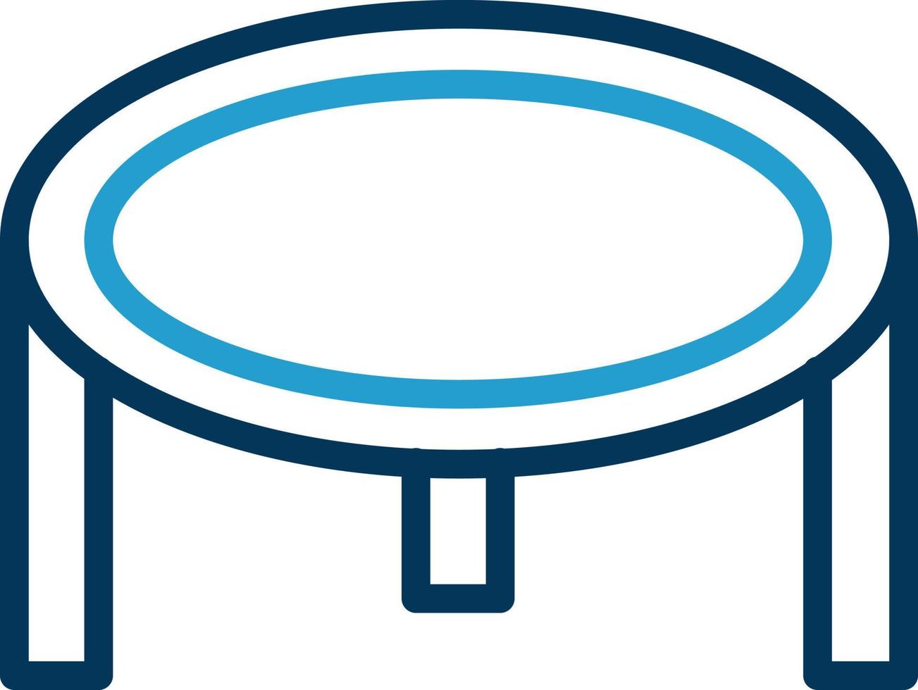 Trampolin-Vektor-Icon-Design vektor