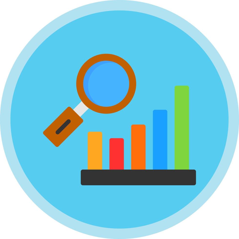 bar Diagram forskning vektor ikon design