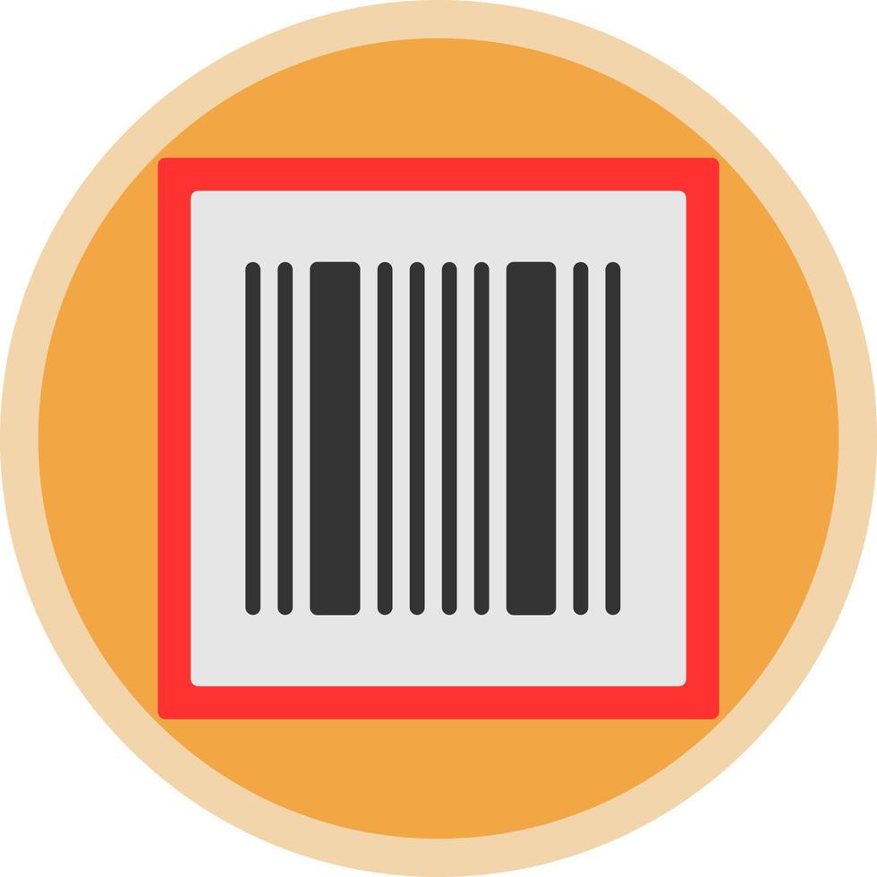 Barcode-Vektor-Icon-Design vektor