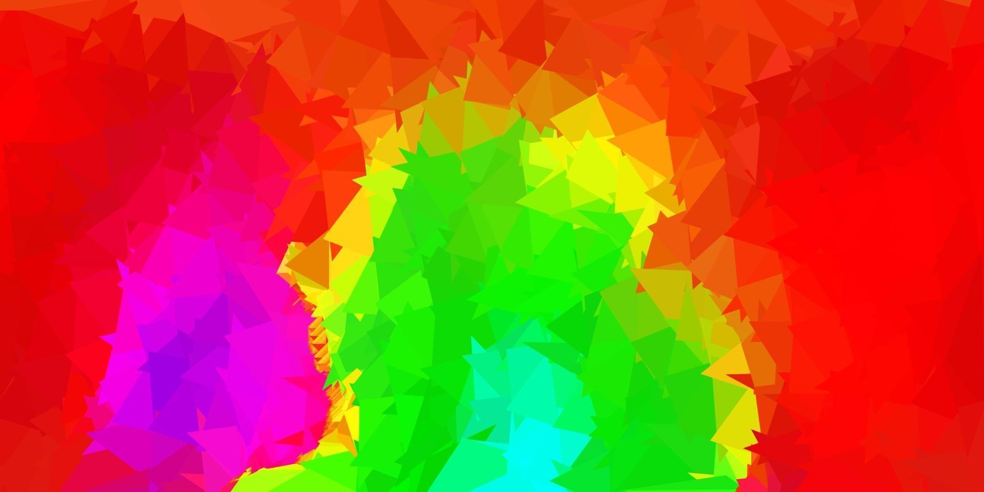 dunkle mehrfarbige Vektor geometrische polygonale Tapete.