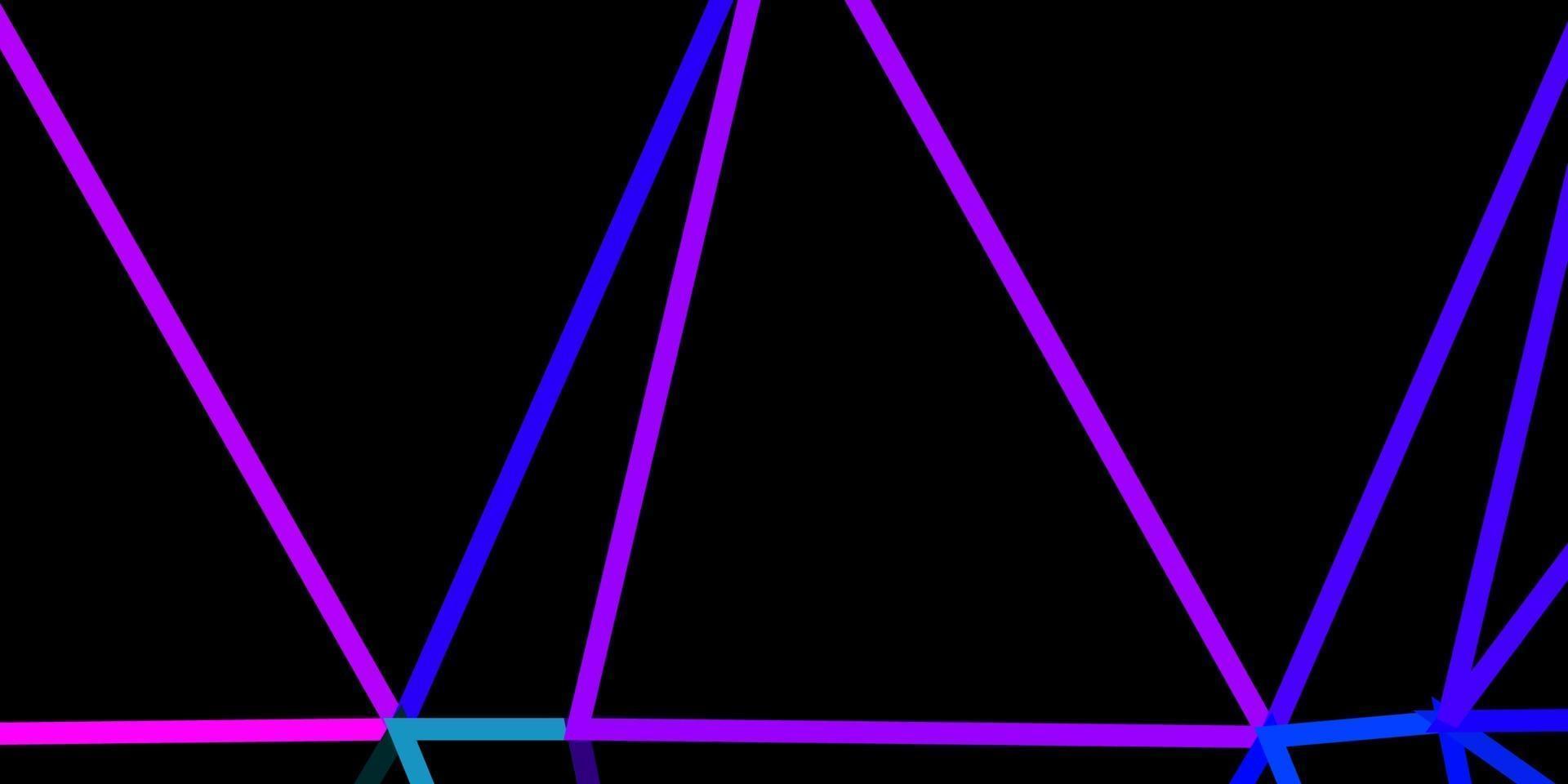 dunkles mehrfarbiges Vektorgradienten-Polygon-Layout. vektor