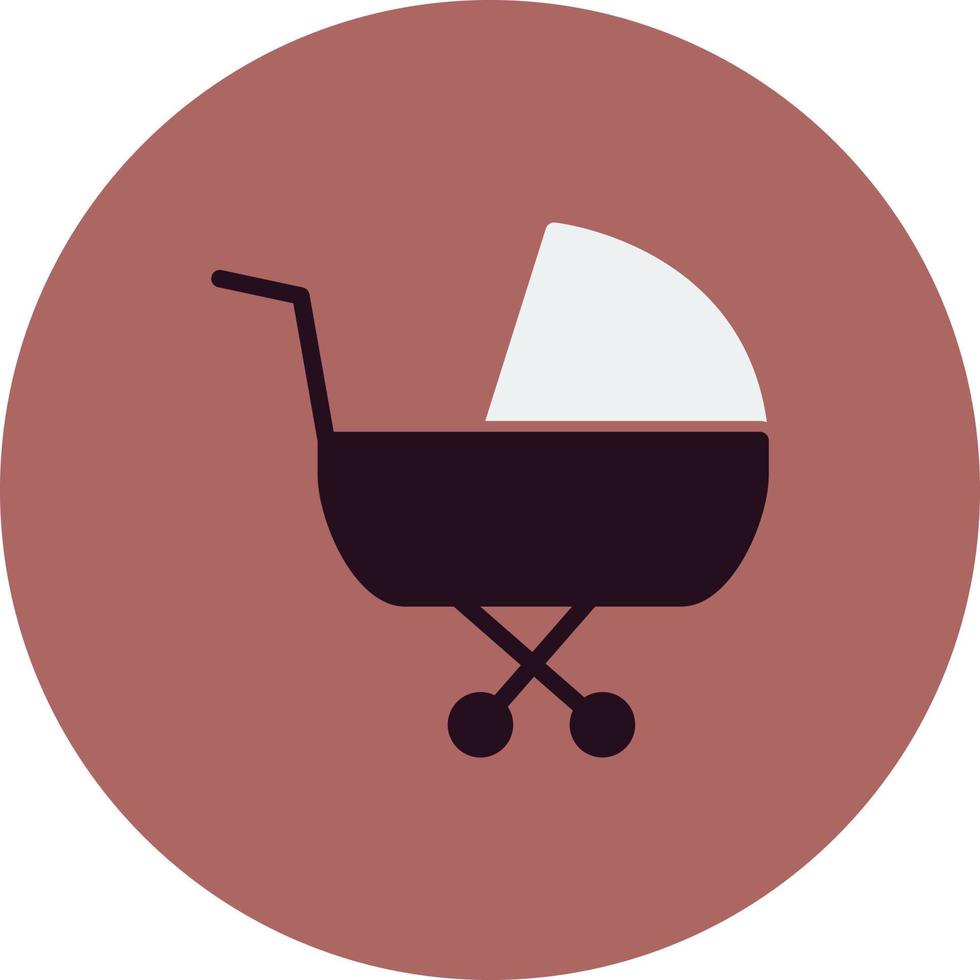 Kinderwagen-Vektor-Symbol vektor