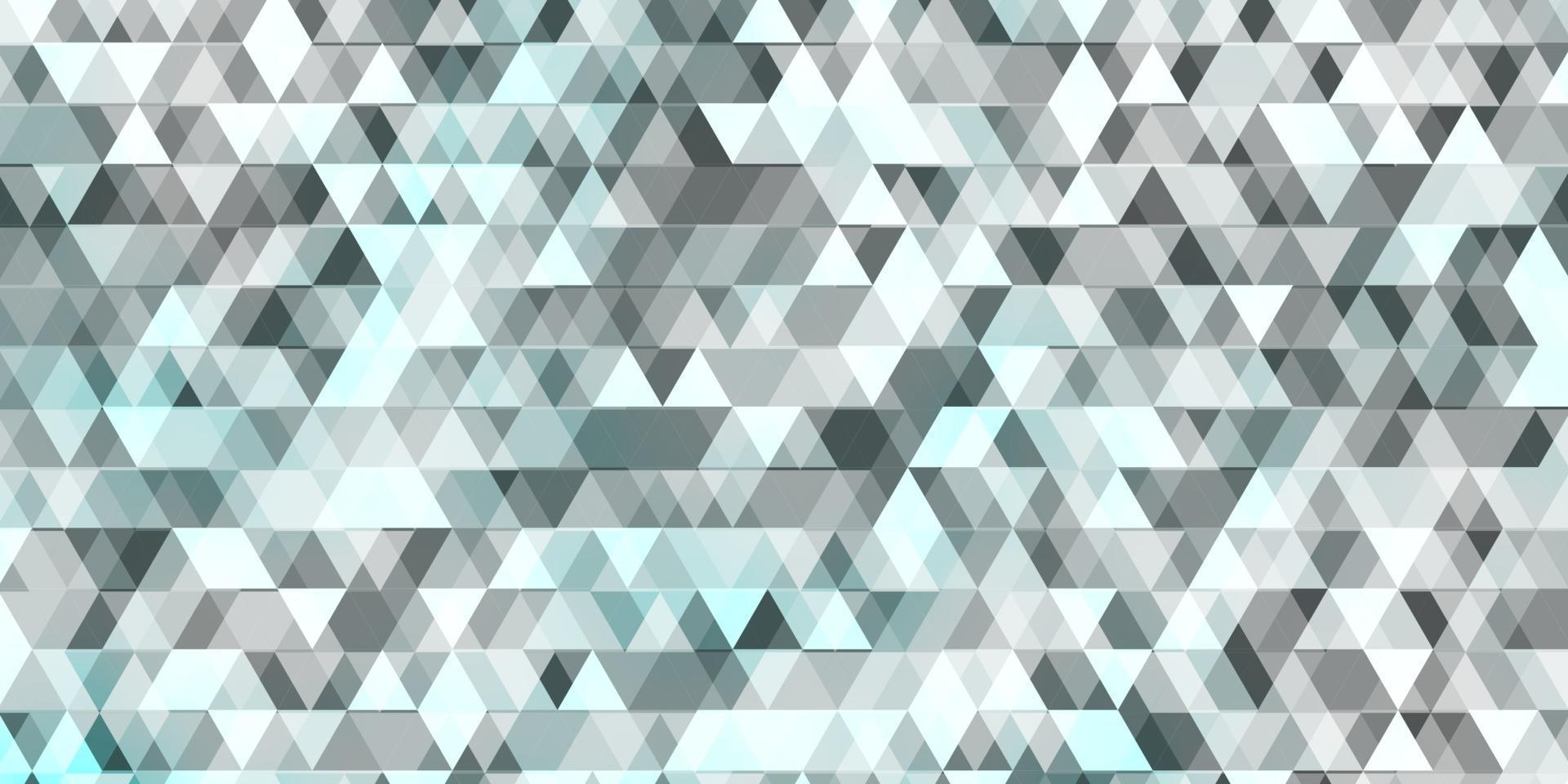 ljusblå vektorlayout med linjer, trianglar. vektor