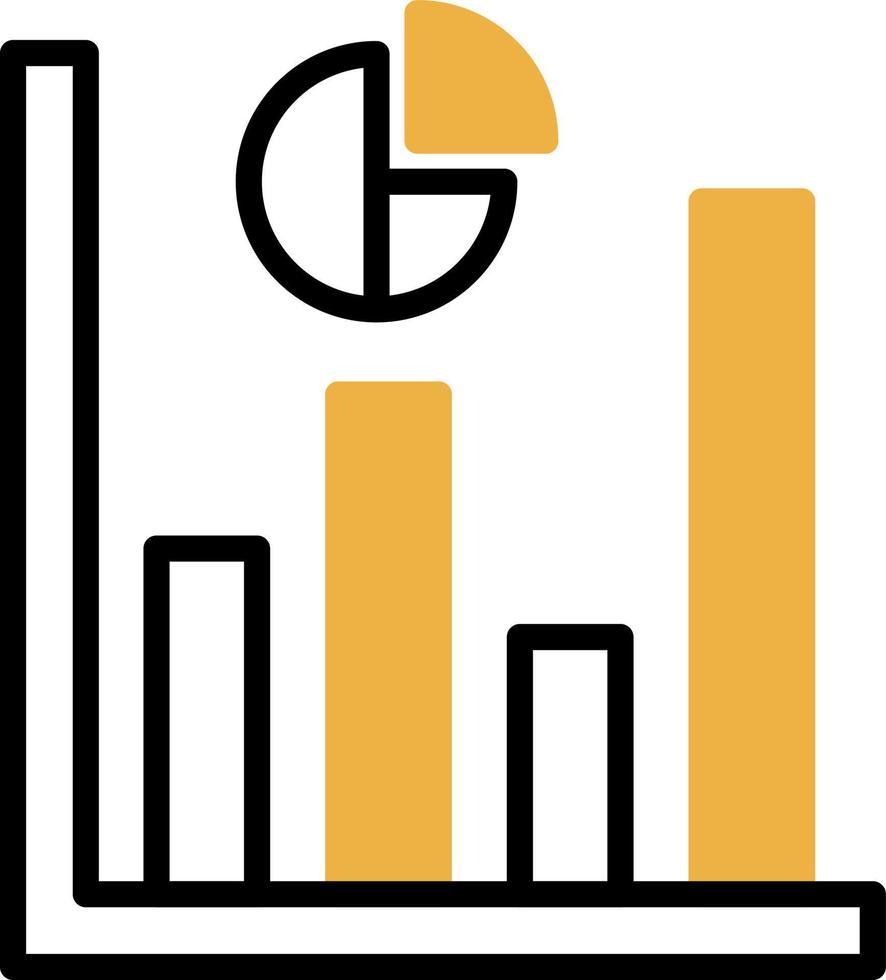 Grafik-Diagramm-Vektor-Icon-Design vektor