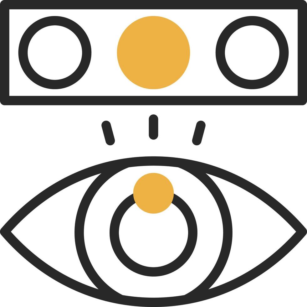 Färg blindhet testa vektor ikon design
