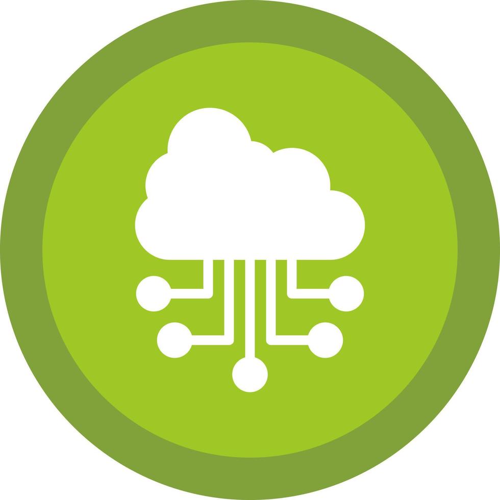 Cloud-Computing-Vektor-Icon-Design vektor