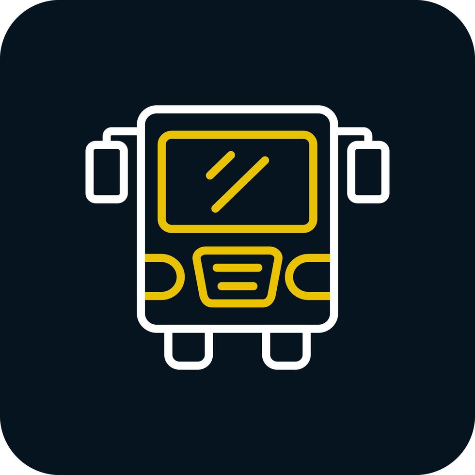 Bus-Vektor-Icon-Design vektor