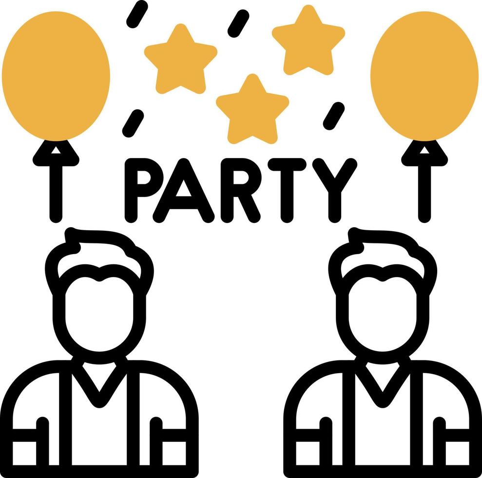 Party-Vektor-Icon-Design vektor