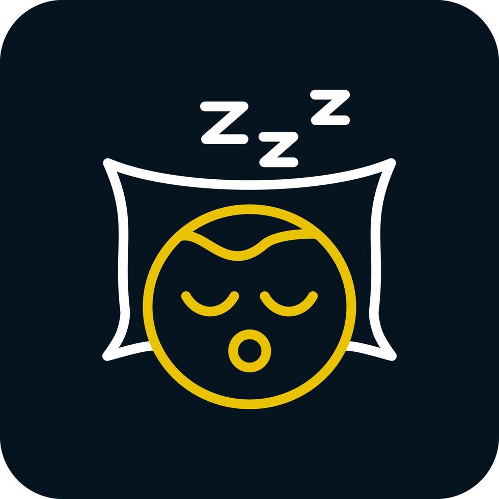 Schlaf-Vektor-Icon-Design vektor