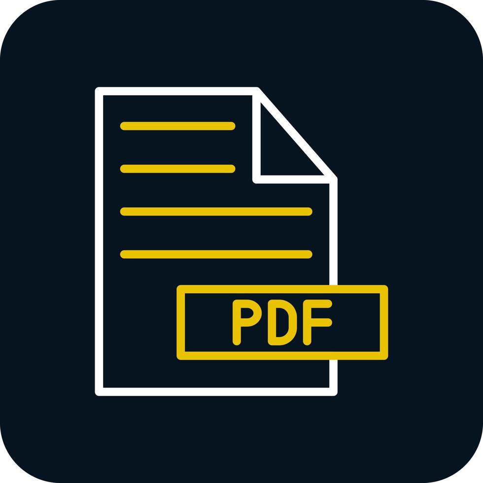 Pdf-Vektor-Icon-Design vektor