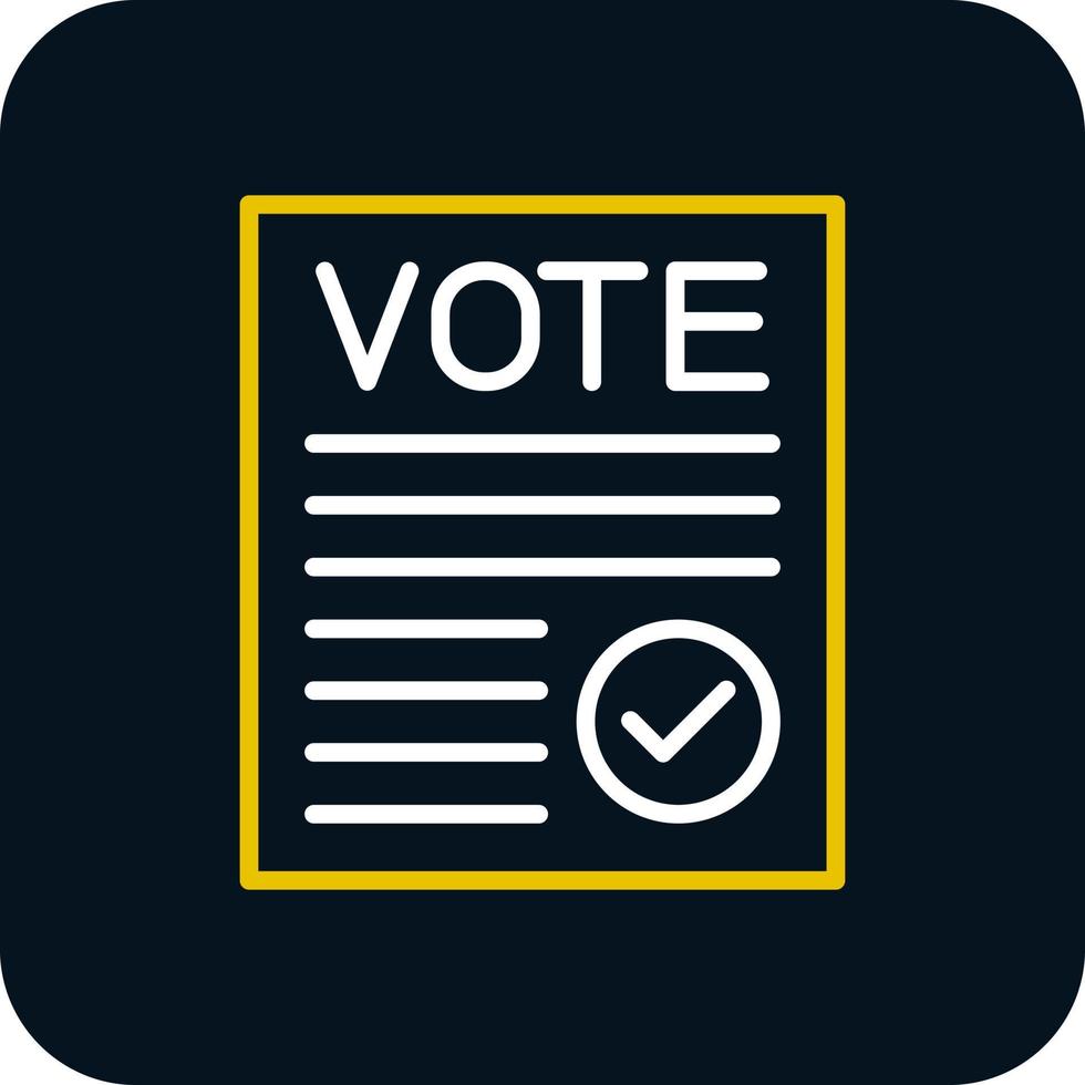 rösta verified vektor ikon design