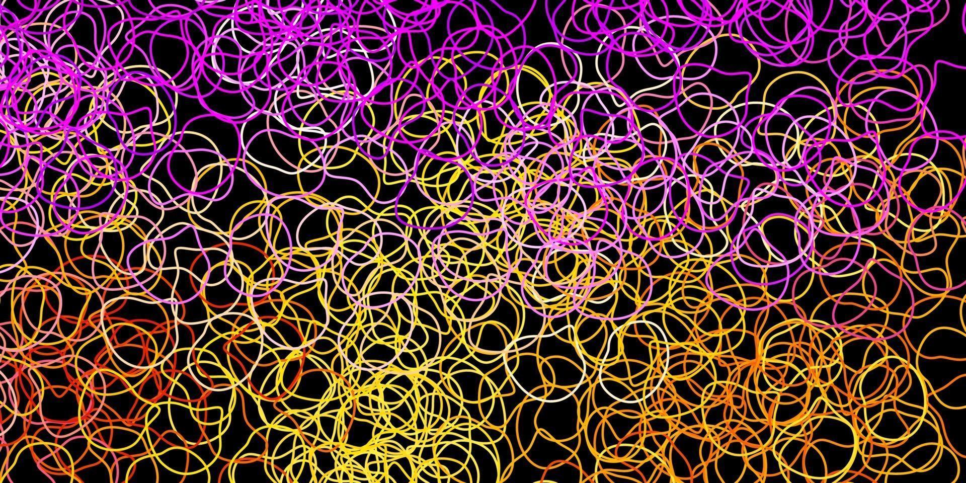 mörkrosa, gul vektorstruktur med memphis-former. vektor