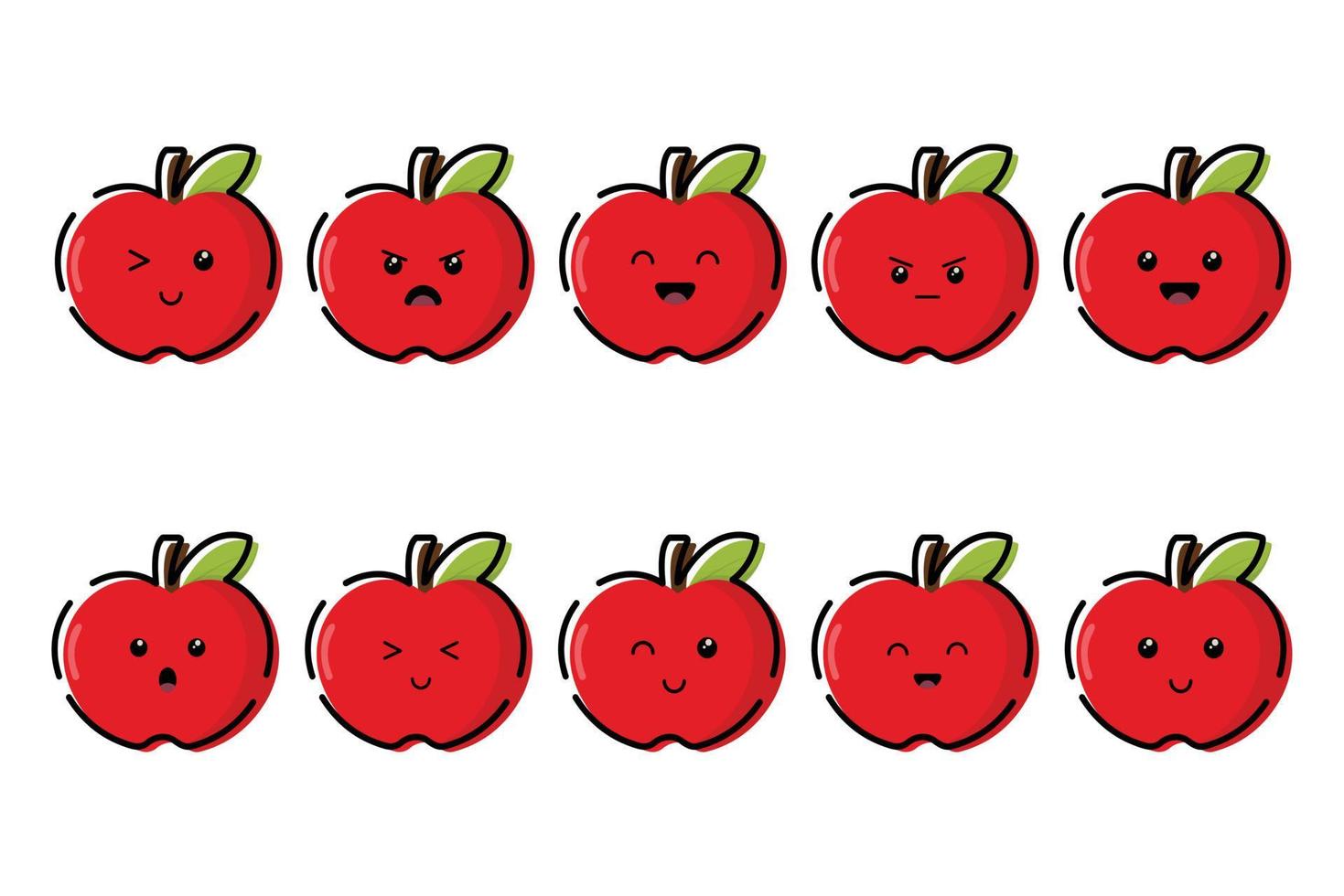 söt söt ikon anime karaktär tecknad serie vektor ansikte design bakgrund mat japansk element ljuv emoji grafisk uttryckssymbol