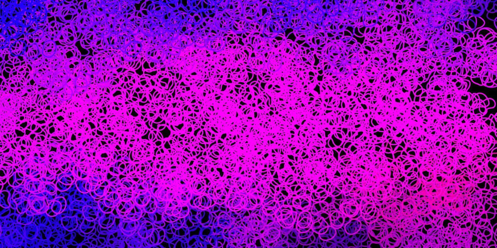 dunkelviolette, rosa Vektorschablone mit abstrakten Formen. vektor