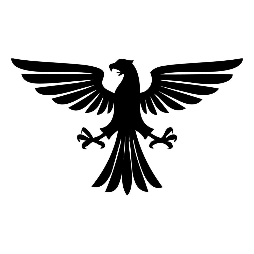 Adler Logo Vektor. Adler Silhouette verschiedene Design Modelle, Adler Kopf Symbol Silhouette ist sehr geeignet zum verwenden im T-Shirts, Tätowierungen, und andere Design Elemente. vektor