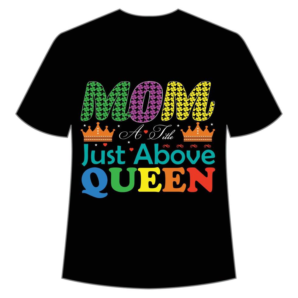 glücklich Mutter Tag Hemd drucken Vorlage, Typografie Design zum Mama Mama Mutter Tochter Oma Mädchen Frauen Tante Mama Leben Kind Beste Mama bezaubernd Hemd vektor