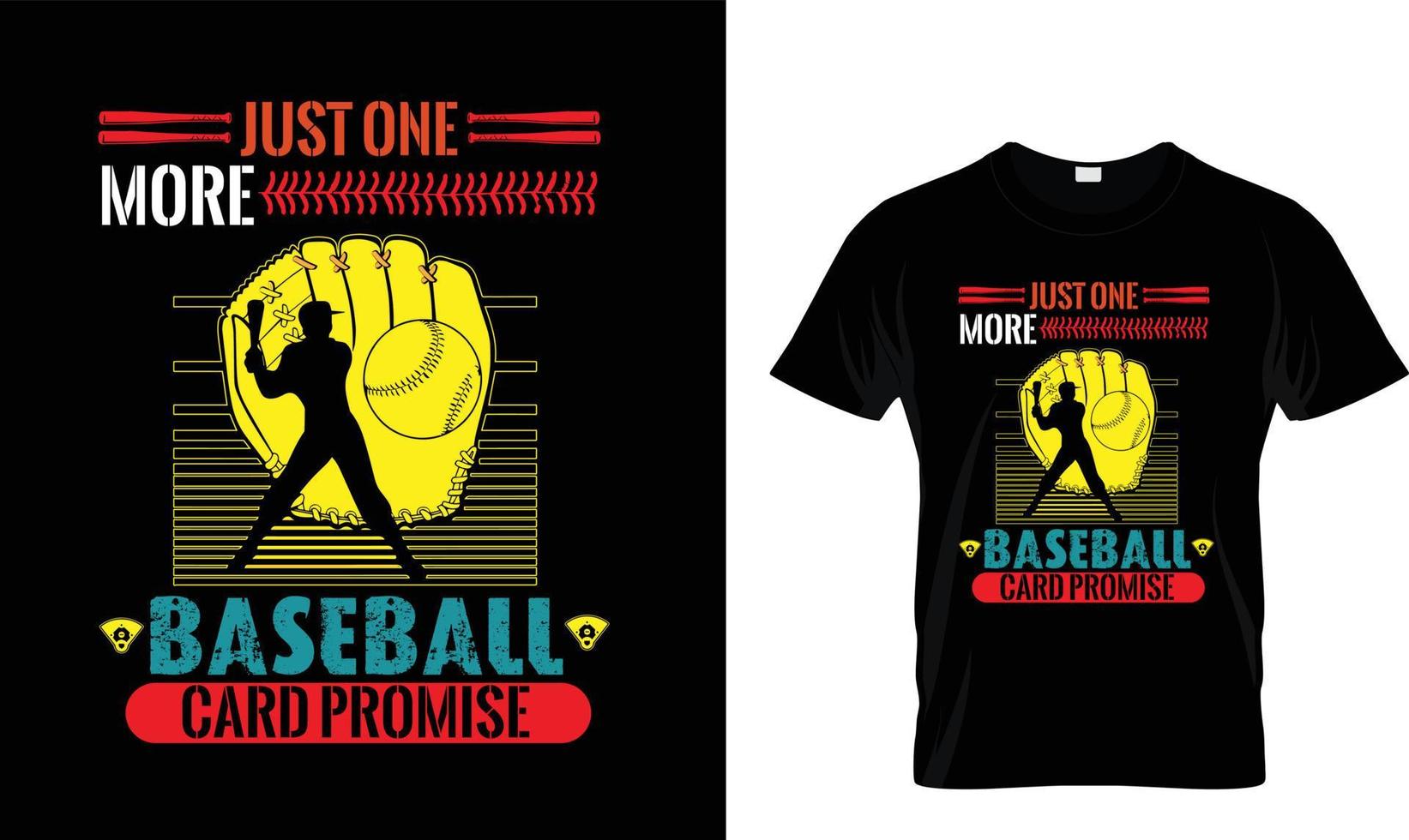 Baseball T-Shirt Design kostenlos Vektor