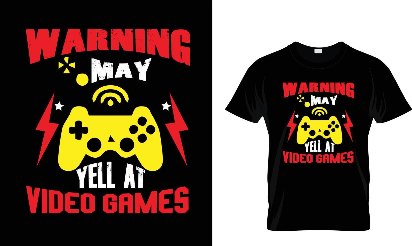 gaming t-shirt design fri vektor