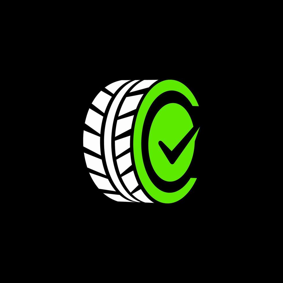 logotyp ikon av däck godkänd stock vektor