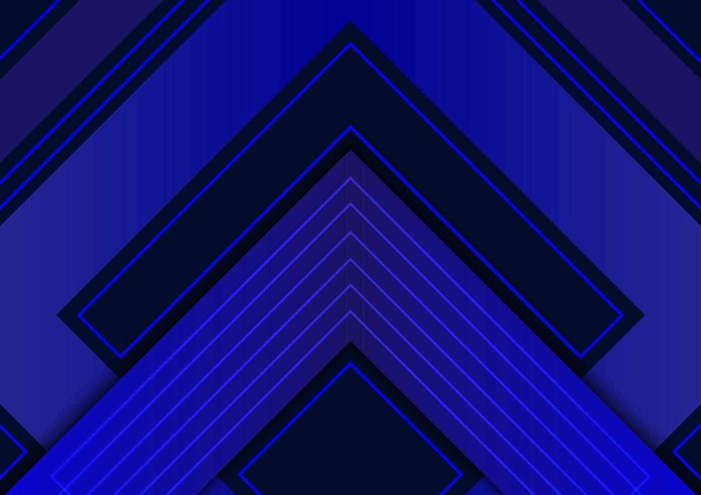 modern Blau Banner Pfeil Dreieck dunkel Hintergrund Präsentation vektor