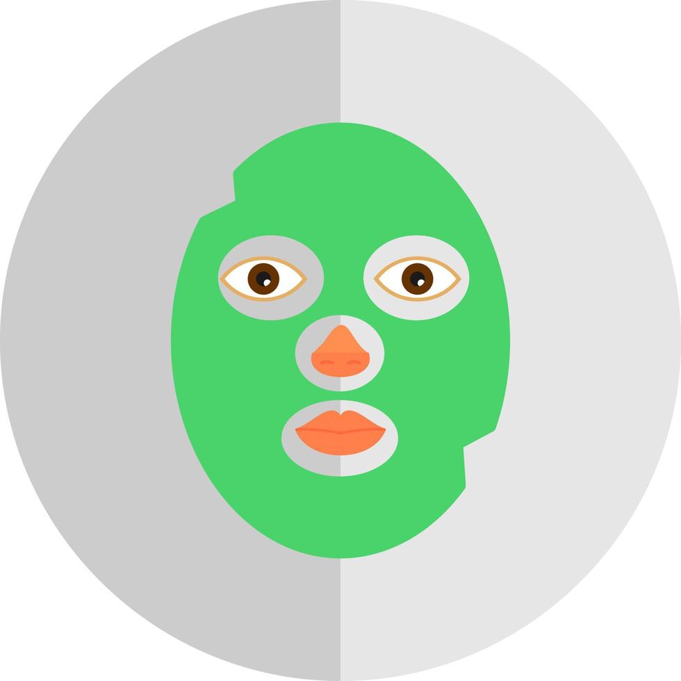 Gesichtsmasken-Vektor-Icon-Design vektor