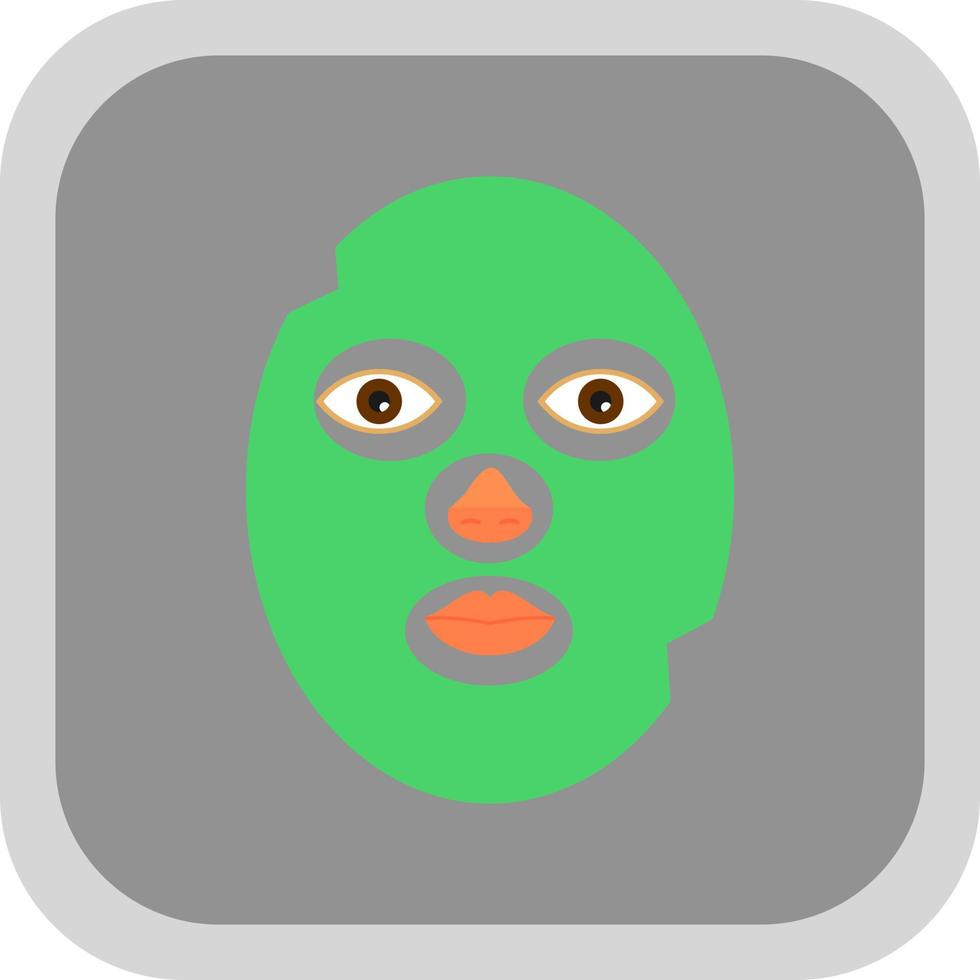 Gesichtsmasken-Vektor-Icon-Design vektor