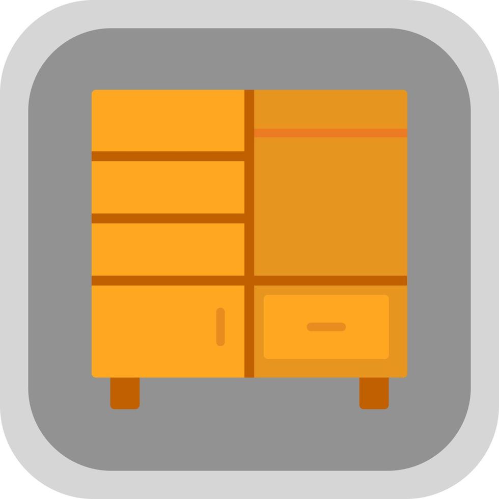 Kleiderschrank-Vektor-Icon-Design vektor