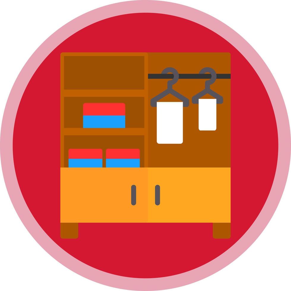 Schrank-Vektor-Icon-Design vektor