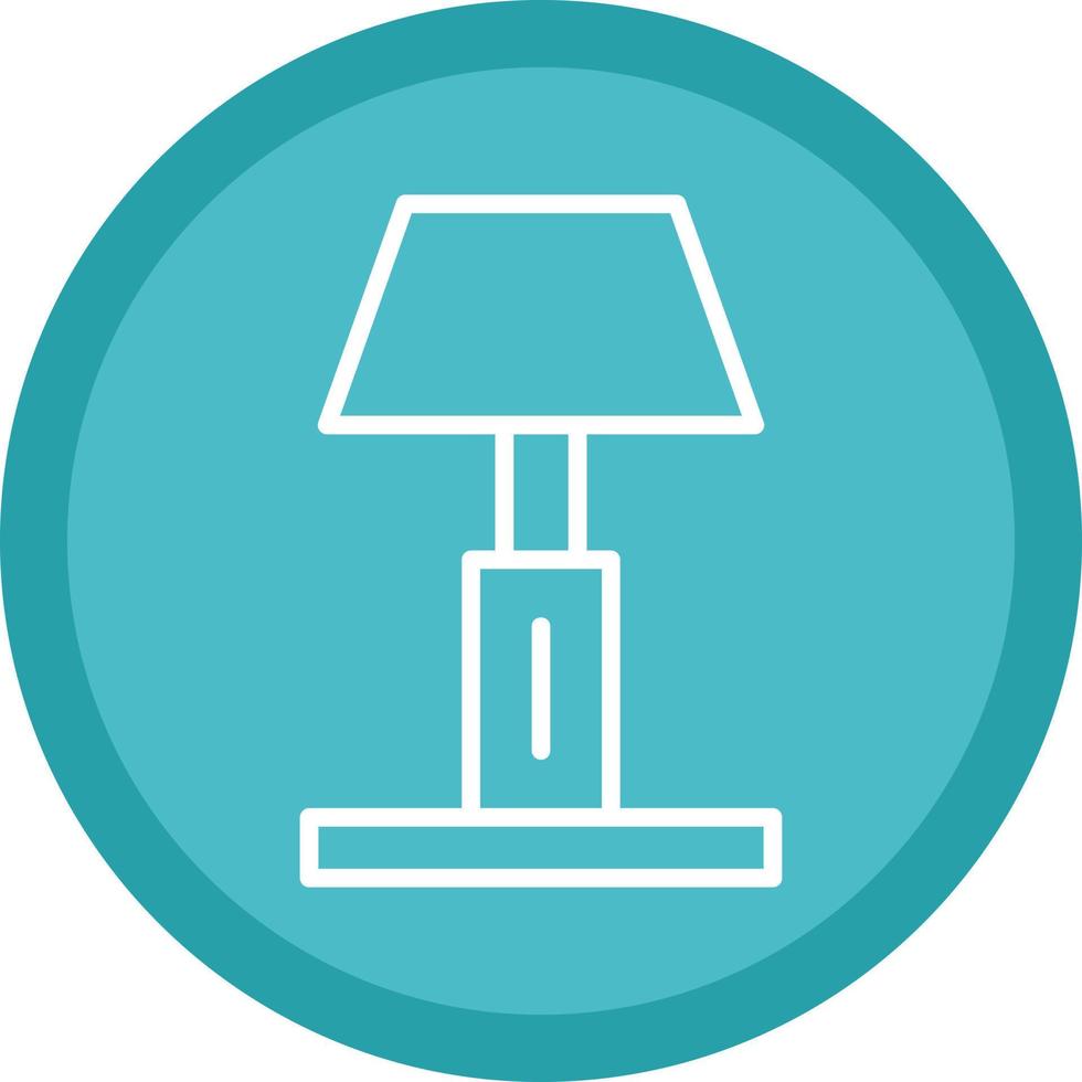 Lampe-Vektor-Icon-Design vektor