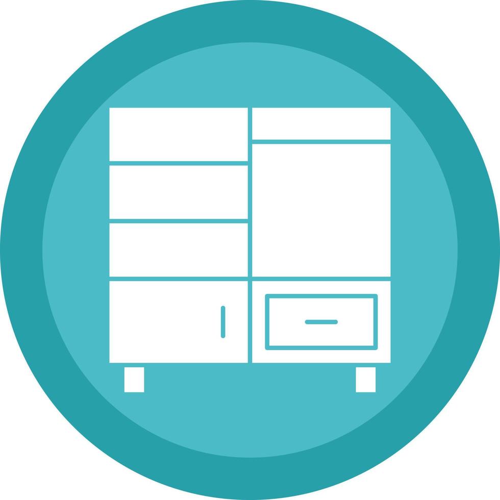 Kleiderschrank-Vektor-Icon-Design vektor