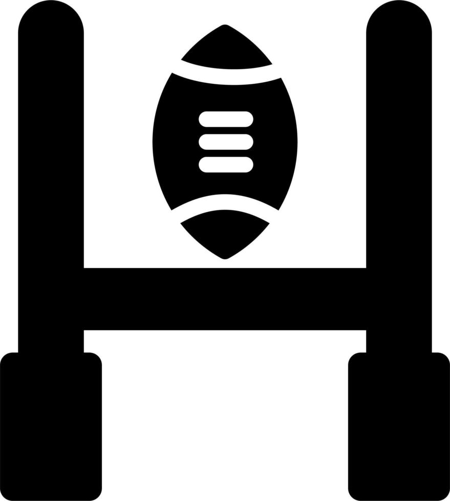 Rugby Tor Vektor Symbol