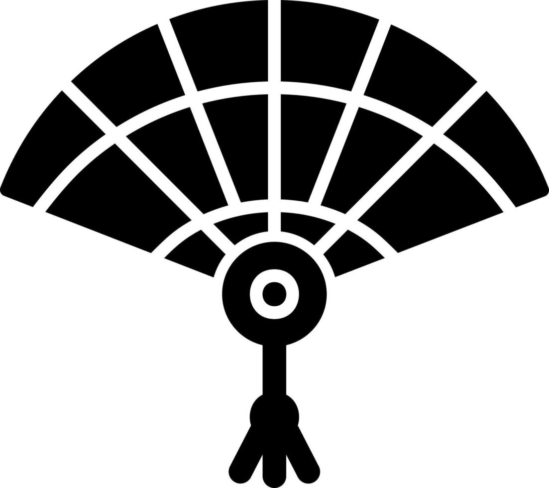 Chinesisch Ventilator Vektor Symbol