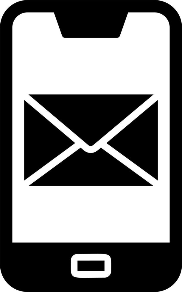 Telefon Botschaft Vektor Symbol