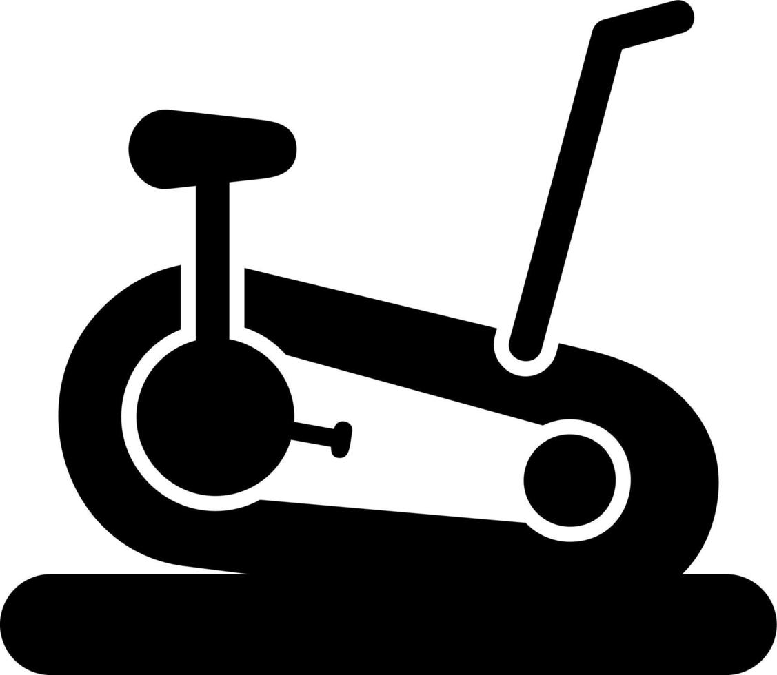stationär cykel vektor ikon