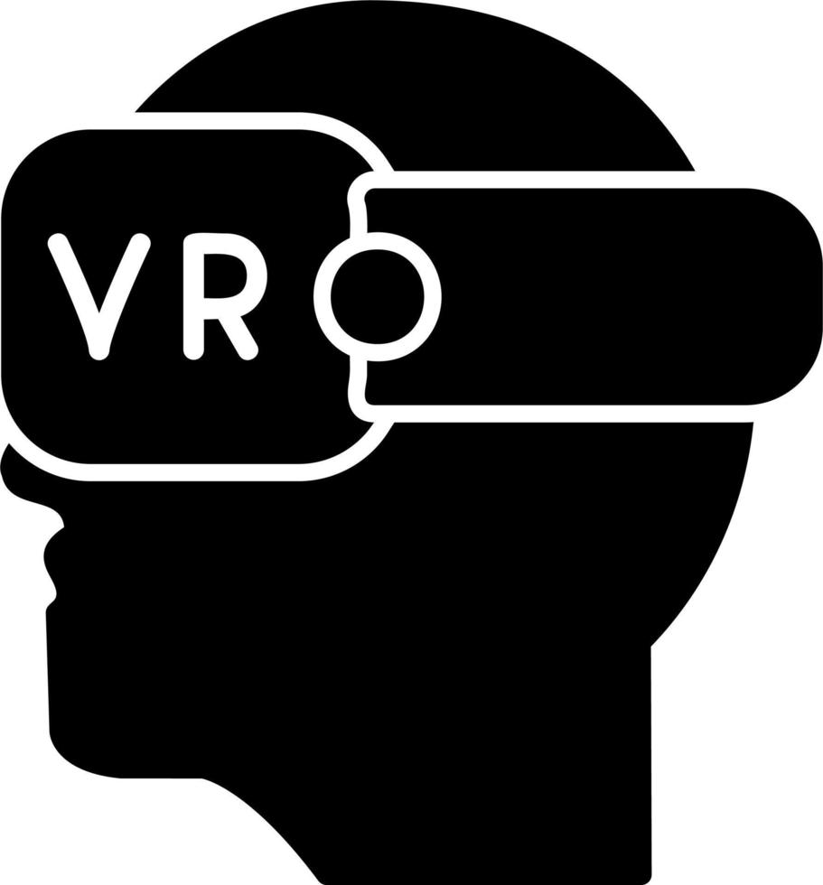 Vektorsymbol für Virtual-Reality-Brille vektor