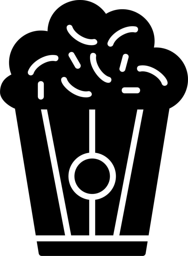 popcorn vektor ikon