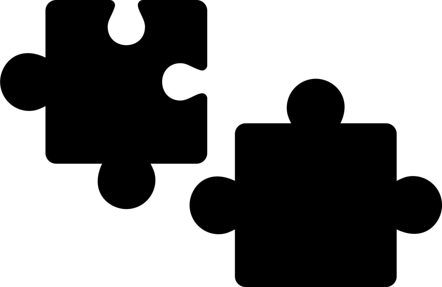 Puzzle-Vektor-Symbol vektor
