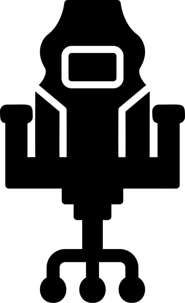 Gaming-Stuhl-Vektor-Symbol vektor