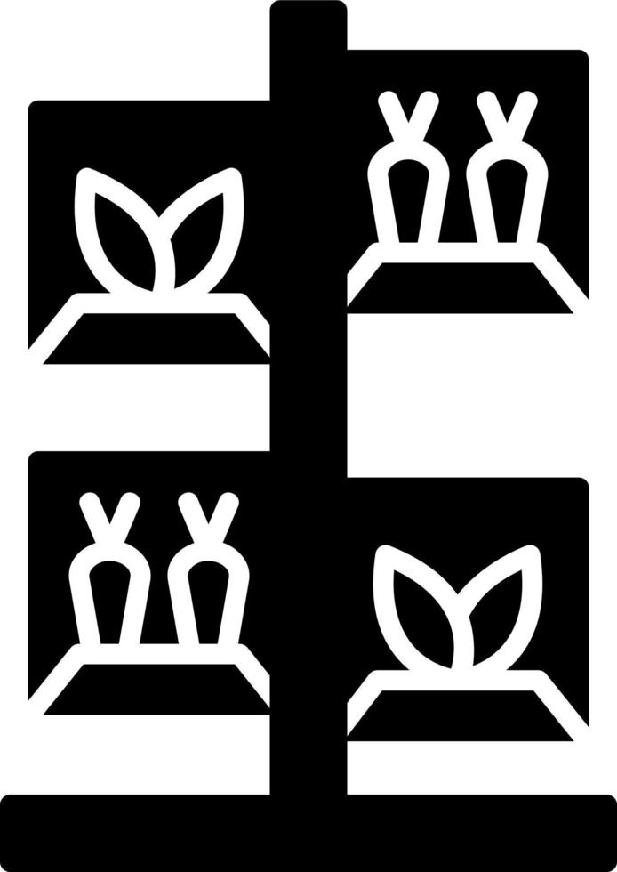 Vertikale Landwirtschaft Vektor Symbol