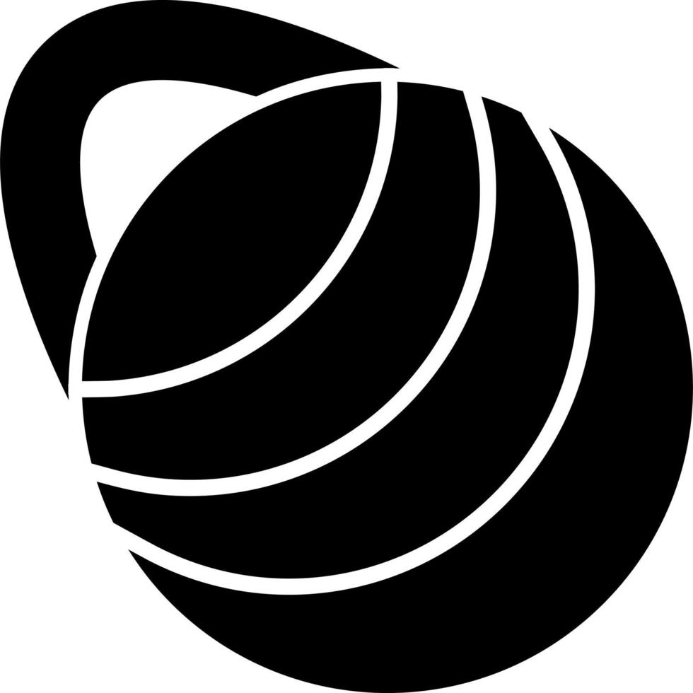 Fitnessstudio Ball Vektor Symbol