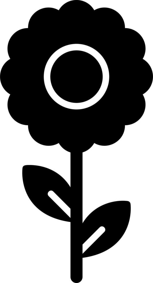 Symbol für Blumenvektor vektor