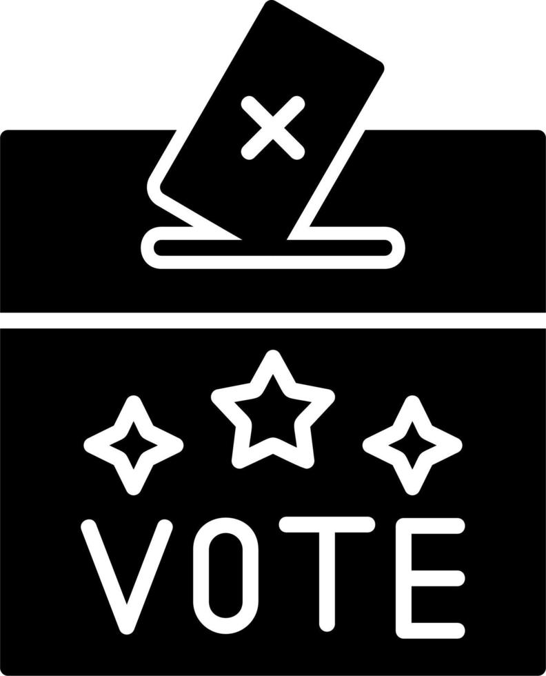 röstning låda vektor ikon