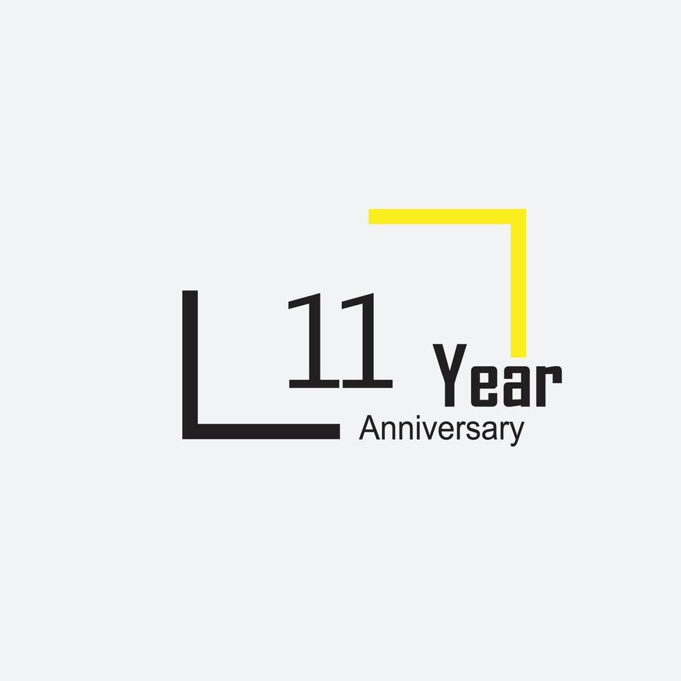 årsdag logotyp stil med handskrift gyllene färg för firande händelse, bröllop, gratulationskort och inbjudan vektor
