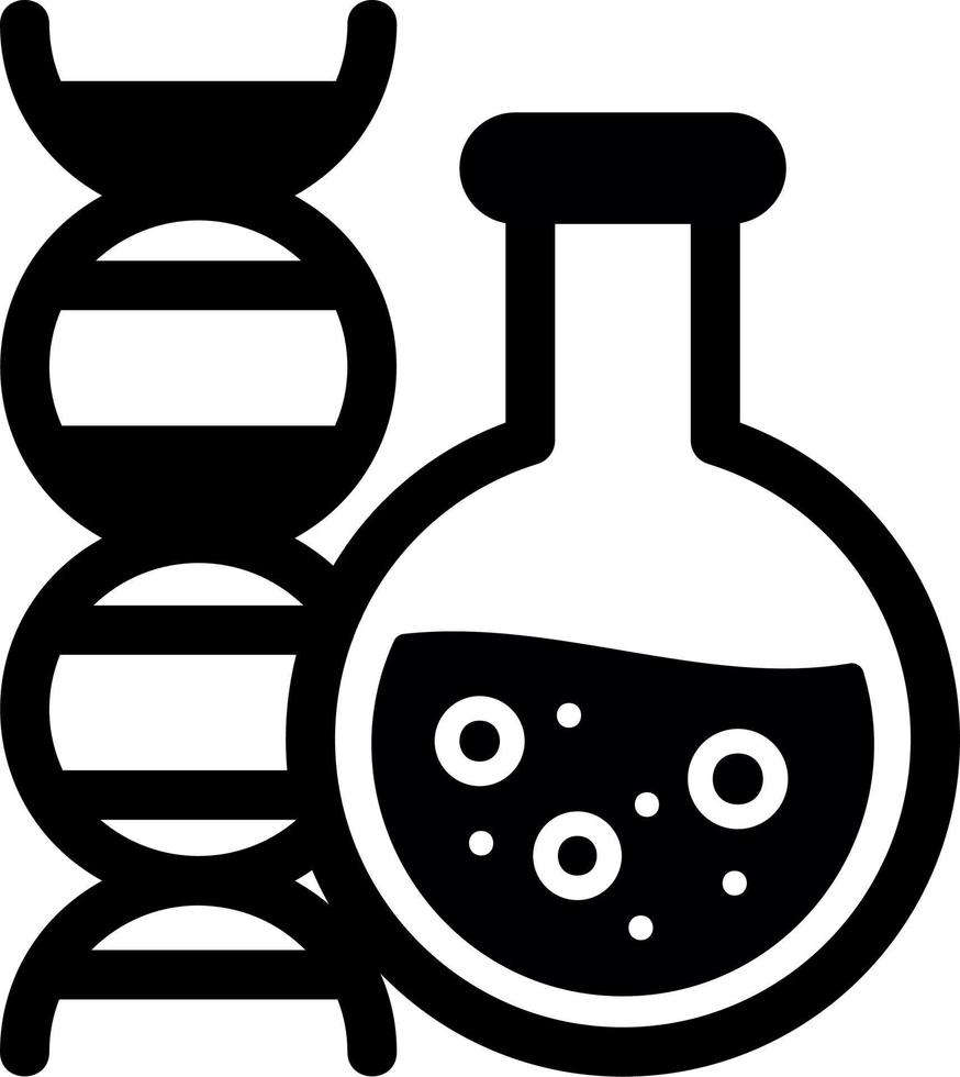 dna testa vektor ikon