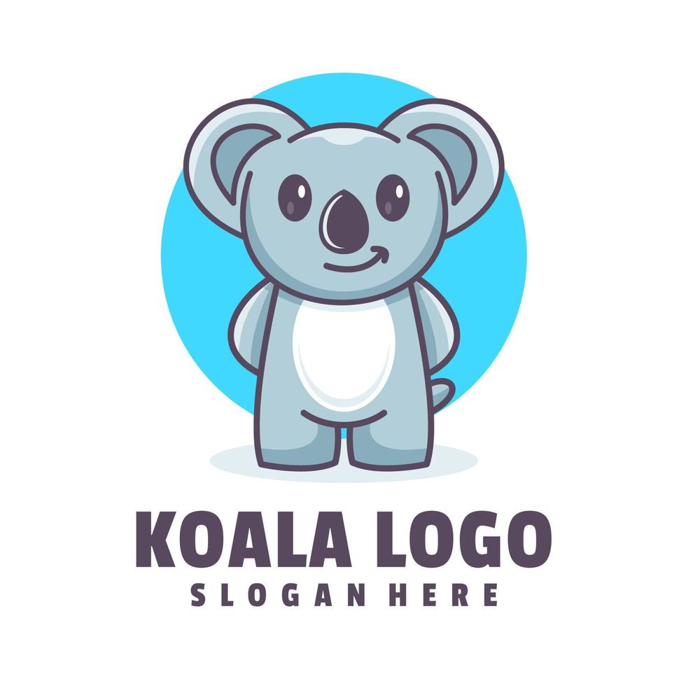 Koala Logo Vorlage vektor