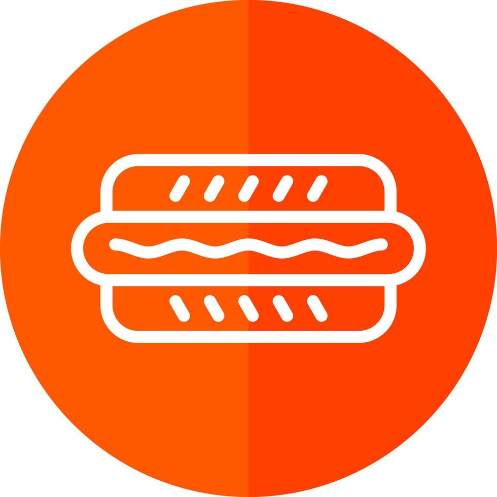 Hot-Dog-Vektor-Icon-Design vektor