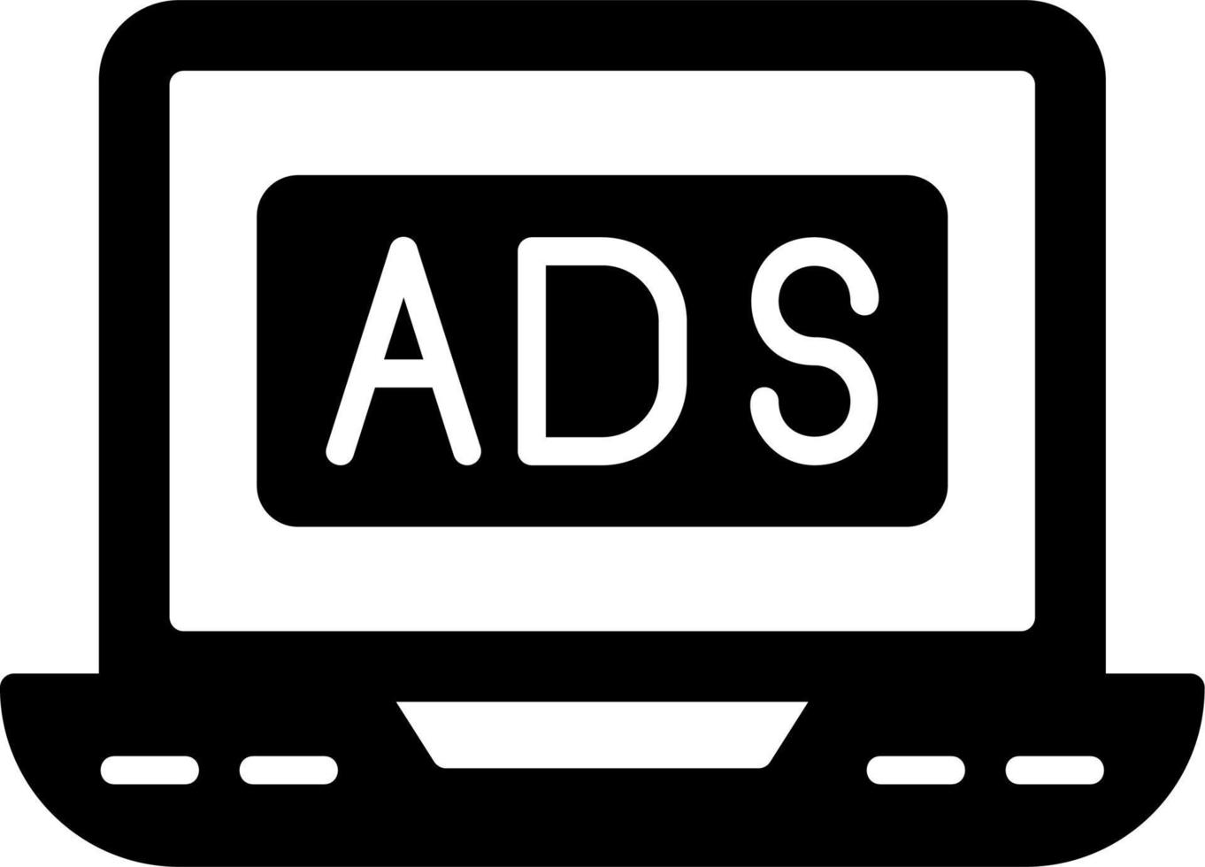 Video Werbung Vektor Symbol