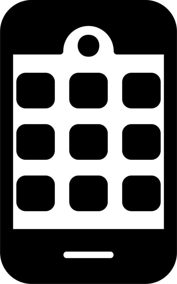 Vektorsymbol für mobile Apps vektor