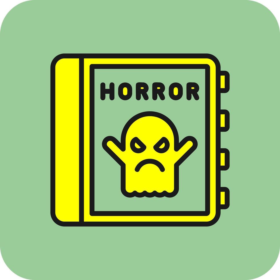 Horror-Vektor-Icon-Design vektor